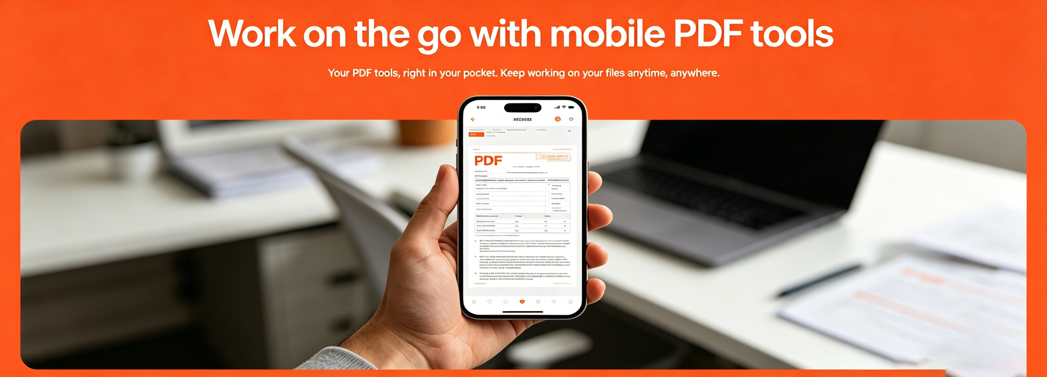 Mobile PDF tools